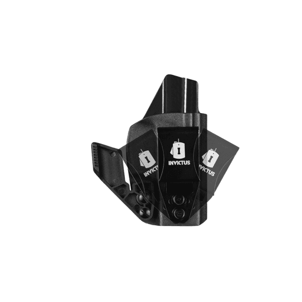 Coldre Velado Destro Kydex IWB 2.0 Para Taurus Série G2C Preto Invictus - Imagem 3