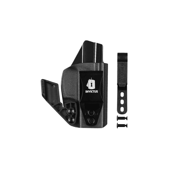 Coldre Velado Destro Kydex IWB 2.0 Para Taurus Série G2C Preto Invictus - Imagem 4