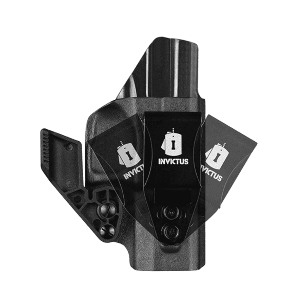 Coldre Velado Destro Kydex IWB 2.0 Para Taurus Série 100 Preto Invictus - Imagem 4