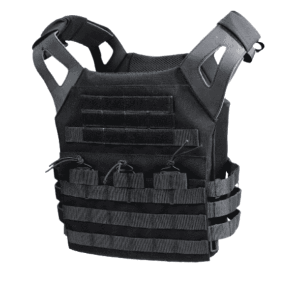 Colete Tático Plate Carrier Preto - Imagem 2