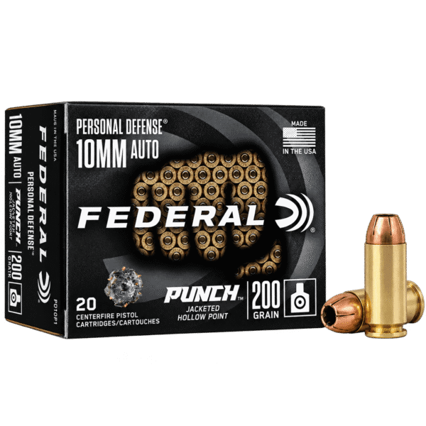 Munição Federal cal. 10MM Auto Punch  200gr 20un