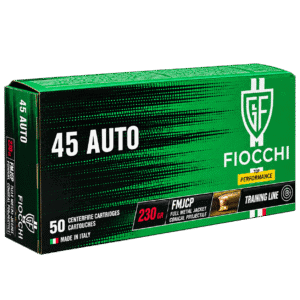 Munição Fiocchi cal. .45 Auto LL RNCP 230gr 50un